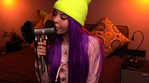 I feel so relaxed with ASMR Moona doing that gentle ear licking session.