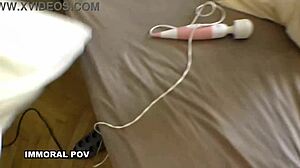 Petite Lilly Bella takes three huge cocks in tight holes for birthday gangbang