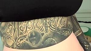 Melody Radford Tries On Gym Tights in Big Ass Bimbo Haul with Cute Tattoo