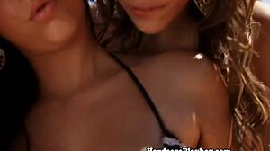 Bold Classy Lesbian Pussy Licking Outdoors