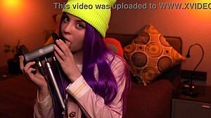 I feel so relaxed with ASMR Moona doing that gentle ear licking session.