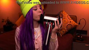 I feel so relaxed with ASMR Moona doing that gentle ear licking session.