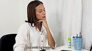 Stranger therapy ends in rough interracial sex with moreno bbc to slim colombian babe aisha ferrari.