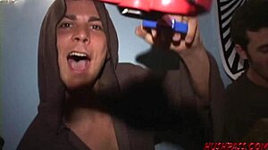 Amanda is bobbing for boners at the pzy party!