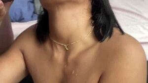 oh man this is all for me alone with my amateur couple nysdel sucking big black cock deepthroat and cum swallow like a princess