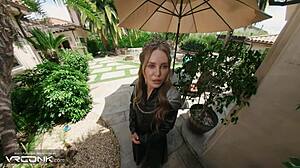 hey, check out sexy cersei lannister in this game of thrones cosplay parody part three