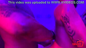 Negão safado bursts into my bath and fucks me hard with his big hand!