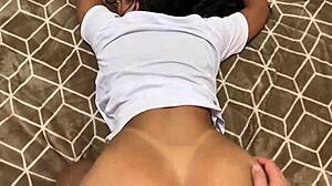 i'm a tanned raduda student giving it doggystyle with my juicy big ass and wet tight pussy