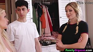 Mom in law says to stepdaughter, stay home with boyfriend for our steamy threesome fun