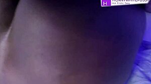 Sweet Ebony Sex with Cowgirl Riding and Doggystyle Creampie Makes Eyes Roll!