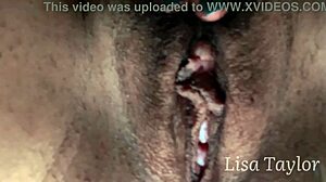 Hey, check out this milf fingering her wet shaved pussy in homemade clip