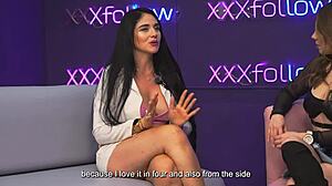 Milf Colombiana Estella Osorio Fucks Shy Guy with Blowjob and Cum on Tits