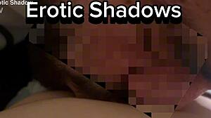 I relaxed by giving my girlfriend a sensual belly massage and licking her navel close up.