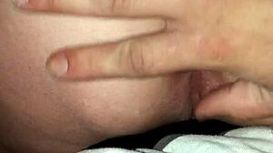 Ex girlfriend fingers her own pussy