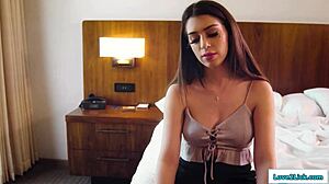 Babe loses virginity with busty stepmom, so hot and intense! 🔥😍