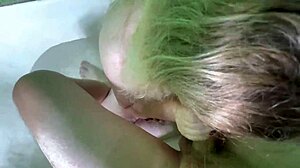 Friends Wife Hints at Bathroom Blowjob with Cum Mouthful