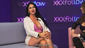 Milf Colombiana Estella Osorio Fucks Shy Guy with Blowjob and Cum on Tits