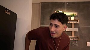 Big ass stepmom trapped in washing machine gets fucked by stepson to escape