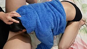 Girlfriend devours my wet throbbing pussy with hot intensity