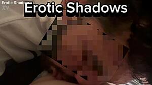 I relaxed by giving my girlfriend a sensual belly massage and licking her navel close up.