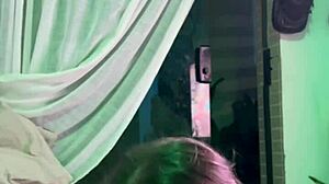 Brazilian Brunette Neighbor Swallows Cum In Mouth After Oiled Handjob And Dirty Talk Sex