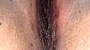 Incredible squirting fantasy hits Latina with beautiful wet pussy using dildo!