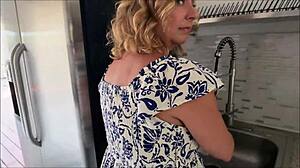 Step mom boldly commands intense blowjob from you