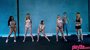 So you don't like sports and fitness? Think again with this athletic babe compilation featuring big ass and tits in action.