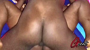 Girlfriend moans during passionate homemade missionary sex with big cock. She reaches dripping wet orgasm.