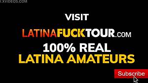 Cheating latina rides big cock cowgirl and gets bent over doggy style