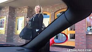 hey busty blonde, ready for a wild casting interview with this porn agent and his monster cock?