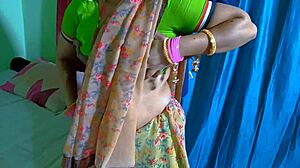 naughty babi engages in desi romance with foreplay before getting fucked on bed by brother-in-law. she enjoys sensual kissing and tight pussy slaps in homemade wife roleplay.