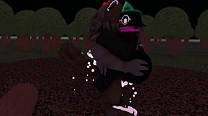 Whorblox Ralsei gets intense furry fucking action