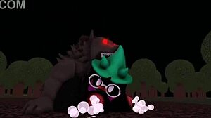 Whorblox Ralsei gets intense furry fucking action
