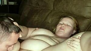 Moaning milf screams during creampie fuck in pink thong