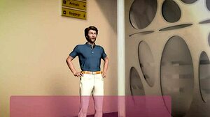 Big step mom with massive tits and ass performs blowjob on my cock in the bathroom during taboo mommy encounter.