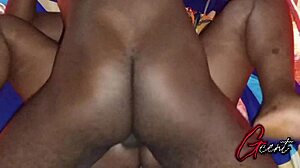 Girlfriend moans during passionate homemade missionary sex with big cock. She reaches dripping wet orgasm.