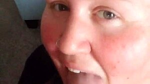 Watch out, he flashed his cock and that beautiful girl starts sucking it eagerly!