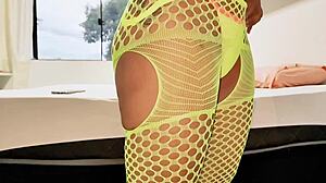 Bodybuilder Vagninho catches blonde stepmom Luna Oliveira making adult video. He barebacks her tight ass until anal creampie explosion.