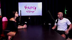 Black Stud Makes Mulata Suck Big Cock Deliciously In Domination Scene