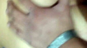 Girlfriend bent over in doggystyle