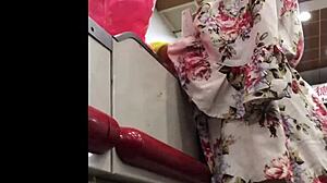 Hot Granny Upskirt In Store