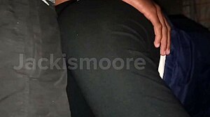 judy's close friend subtly explores jack's impressive cock in private