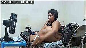 Hey chubby stepmom with your big pussy, why show it all to your stepson like that?