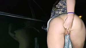 Out for a night walk then diving into some anal fisting with toys