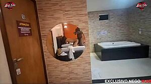 Can you handle watching this skinny teen take my huge 23 cm thick cock forcefully? She's squirting from the big black monster!