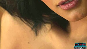 Indian Milf Angel Constance Shows Big Natural Boobs in Solo Striptease