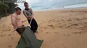 Two pirates fuck skinny sailors hard in group orgy after shipwreck