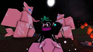 Whorblox Ralsei gets intense furry fucking action