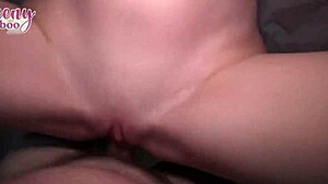 Flirty brunette kitty lynn seduces mature neighbor seth brogan with juicy blowjob and deepthroat. She rides cowgirl in lingerie for creampie on swollen pussy lips.